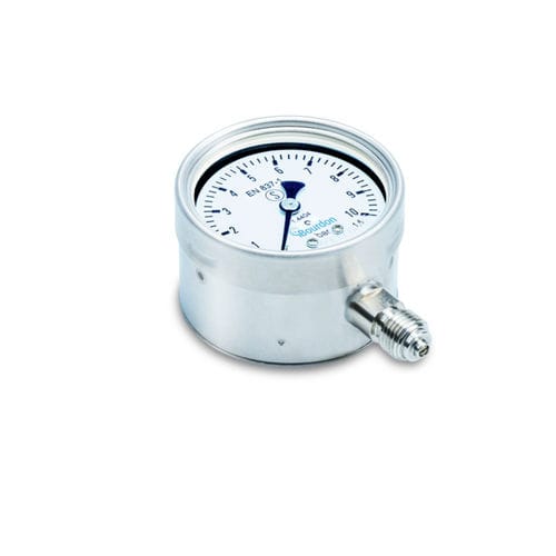 Manomètre absolu - MEP3 - Bourdon - à cadran / fileté / en acier inoxydable