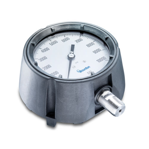 Manomètre absolu - MPG6 - Bourdon - à cadran / fileté / en acier inoxydable