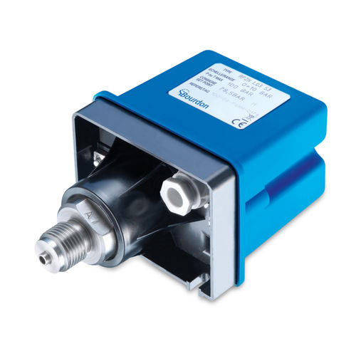 Pressostat à membrane - RP2N - Bourdon - absolu / bornier / fileté