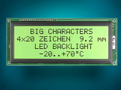 Afficheur à matrice de points - DISPLAY VISIONS GmbH - à LED / LCD / à 2 lignes