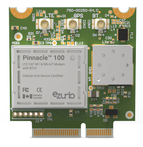 Circuit intégré modem cellulaire - Pinnacle™ 100 - Laird Connectivity - Bluetooth / NB-IoT / de faible puissance