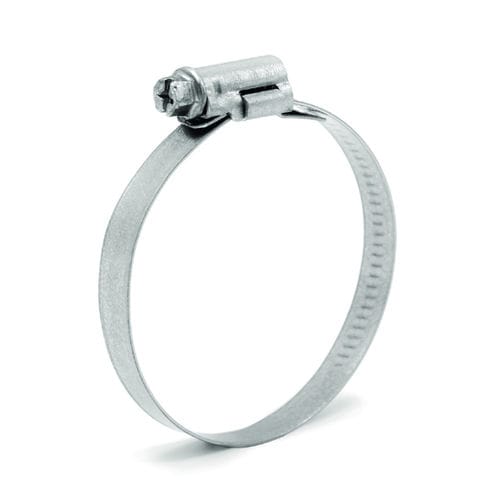 Collier de serrage en acier galvanisé - ASFA LW1 series - MIKALOR - à vis / à bande