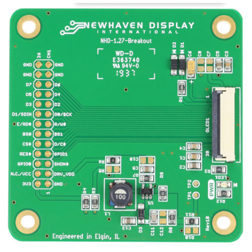 Carte électronique - NHD-1.27-Breakout - NEWHAVEN DISPLAY INTERNATIONAL