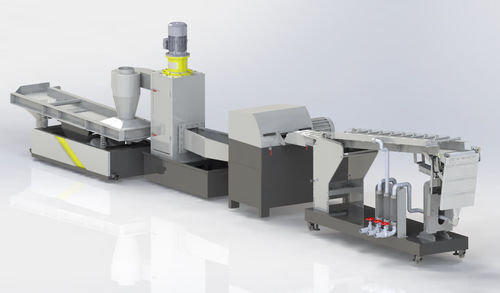 Système de granulation à jonc à sec - Genius Machinery Co., Ltd - pour matières plastiques