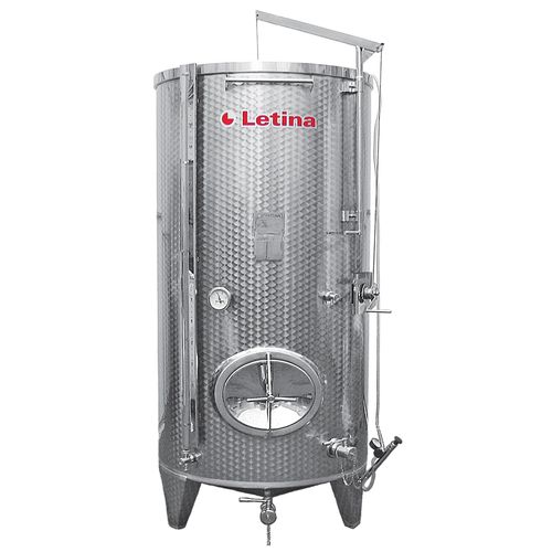 Récipient de fermentation - PZP series - Letina - pour le vin / en inox / cylindrique