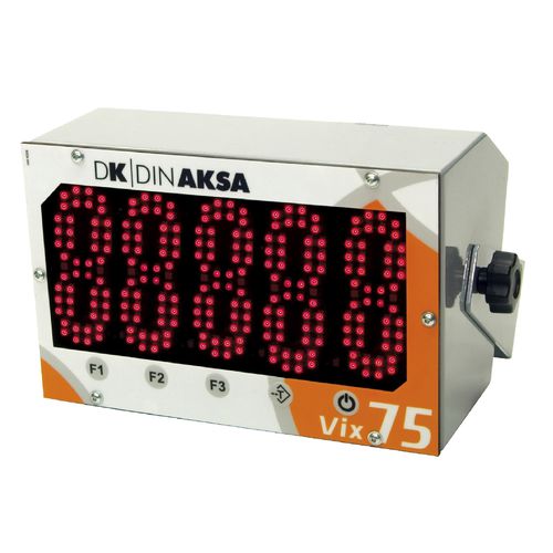 Indicateur de pesage affichage à LED - VIX-75 - DINAKSA PESAJE - mural / portable / étanche