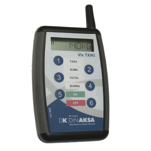 Indicateur de pesage affichage LCD - VIX TXIKI - DINAKSA PESAJE - portable / robuste / multifonction