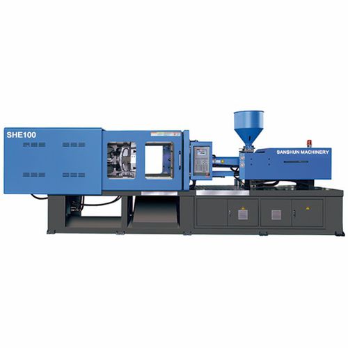 Presse à injecter horizontale - SHE100 - NINGBO SANSHUN MACHINERY & TECHNOLOGY CO.,LTD - hydraulique / à genouillères