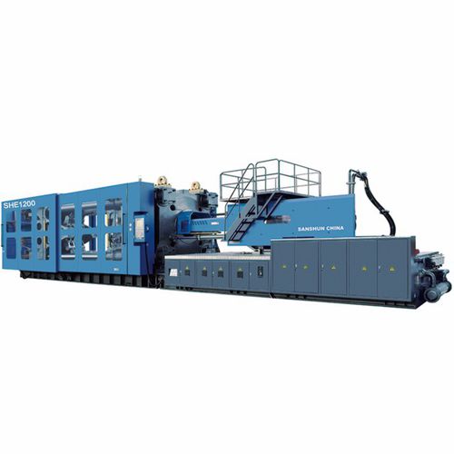 Presse à injecter horizontale - SHE1200 - NINGBO SANSHUN MACHINERY & TECHNOLOGY CO.,LTD - hydraulique / à genouillères