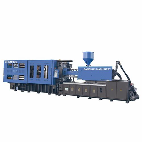 Presse à injecter horizontale - SHE1800G - NINGBO SANSHUN MACHINERY & TECHNOLOGY CO.,LTD - servo-hydraulique / pour PET / à genouillères