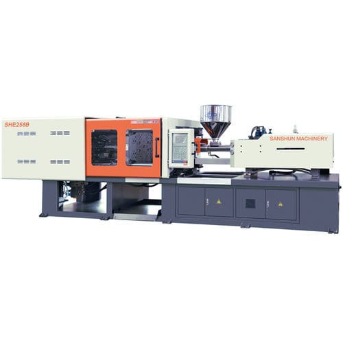 Presse à injecter horizontale - SHE258B - NINGBO SANSHUN MACHINERY & TECHNOLOGY CO.,LTD - hydraulique / pour bakélite / à genouillères