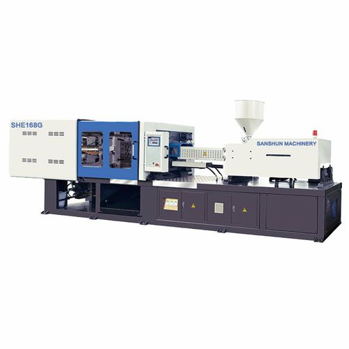 Presse à injecter horizontale - SHE168G - NINGBO SANSHUN MACHINERY & TECHNOLOGY CO.,LTD - hydraulique / pour PET / à genouillères