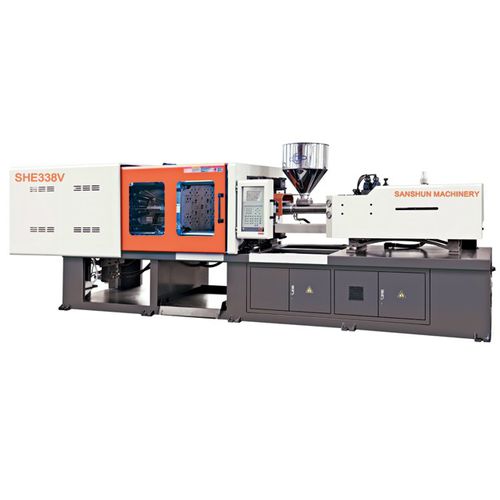Presse à injecter horizontale - SHE338V - NINGBO SANSHUN MACHINERY & TECHNOLOGY CO.,LTD - hydraulique / à genouillères