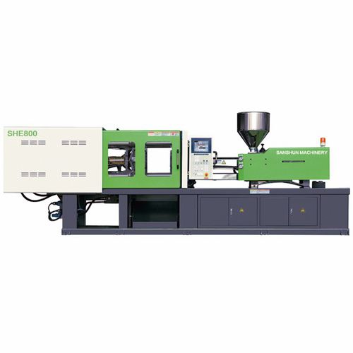 Presse à injecter horizontale - SHE800 - NINGBO SANSHUN MACHINERY & TECHNOLOGY CO.,LTD - hydraulique / à genouillères