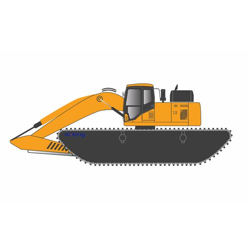 Pelleteuse amphibie - RL-AE15 - Relong Tech - mini / sur chenilles / diesel