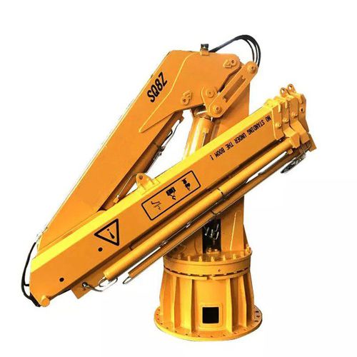 Grue sur barge - Relong Tech - à flèche / pliable / de chantier naval