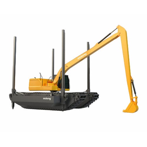 Pelleteuse amphibie - RL-AE50 - Relong Tech - lourde / sur chenilles / diesel