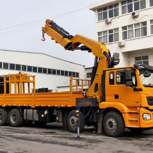 Grue montée sur camion - Relong Tech - à flèche / télescopique / pour chantier