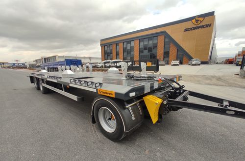 Remorque à suspension pneumatique - SCORPION TRAILER - à 3 essieux / tractée