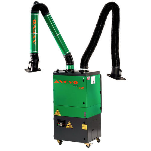 Aspirateur de fumée mobile - MSU 350  - Kristal - de soudage / à cartouche / avec bras d'aspiration multiples