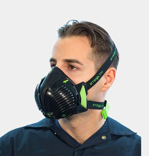 Masque de protection réutilisable - STEALTH lite pro - Kristal - FFP3 / demi-masque / industriel