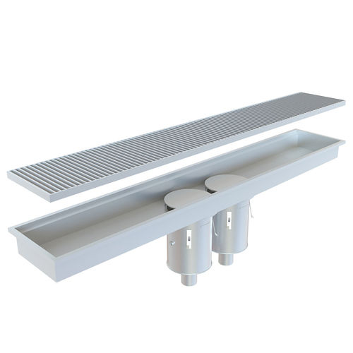 Caniveau en acier inoxydable - KSBC450/ KVCRP400/4”  - Kent Stainless - à grille / de sol