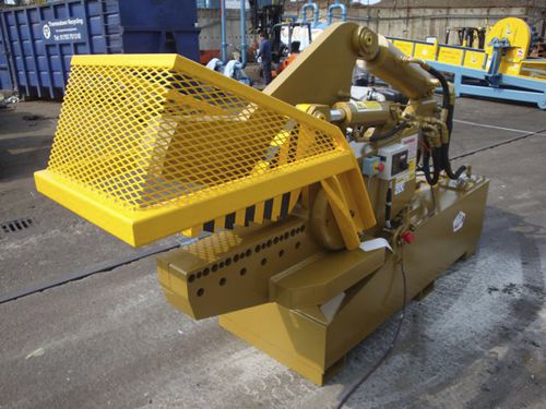 Cisaille électrique - McIntyre 640-240T - JMC Recycling Systems Ltd - pour métal / crocodile / semi-automatique