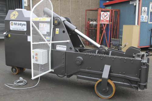 Presse à balles pour métaux - McIntyre 5025SB - JMC Recycling Systems Ltd - verticale / à chargement latéral / mobile
