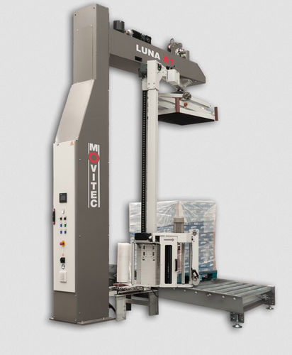 Banderoleuse horizontale - Luna A1 - MOVITEC WRAPPING SYSTEMS, SLU - automatique / pour utilisation intensive / avec bord de protection