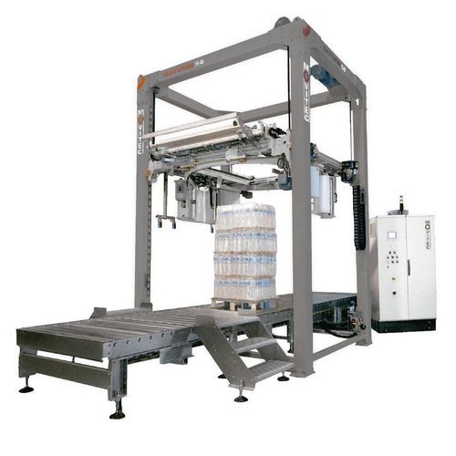 Banderoleuse avec couronne tournante - Saturn S8 - MOVITEC WRAPPING SYSTEMS, SLU - totalement automatique / pour l'industrie alimentaire et de la boisson / de palettes