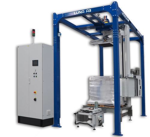 Banderoleuse avec couronne tournante - Luna A3 - MOVITEC WRAPPING SYSTEMS, SLU - automatique / avec système de couverture supérieure par film / avec pose de cornière de protection