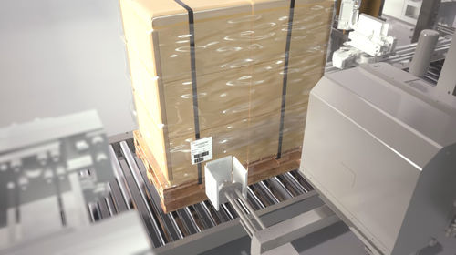 Empileur / dépileur de palettes - MOVITEC WRAPPING SYSTEMS, SLU - pour caisses / entièrement automatique