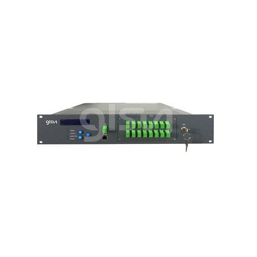 Amplificateur fibre optique 8 ports 22DB division EDFA et longueur d