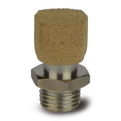 Silencieux de régulation de débit - TSI series - Sinterfiltri srl - de commande / pour électrovanne / en bronze