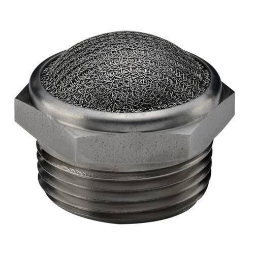 Silencieux d'échappement - SREX/N series - Sinterfiltri srl - pour denrées alimentaires / pour vérin pneumatique / pour vanne