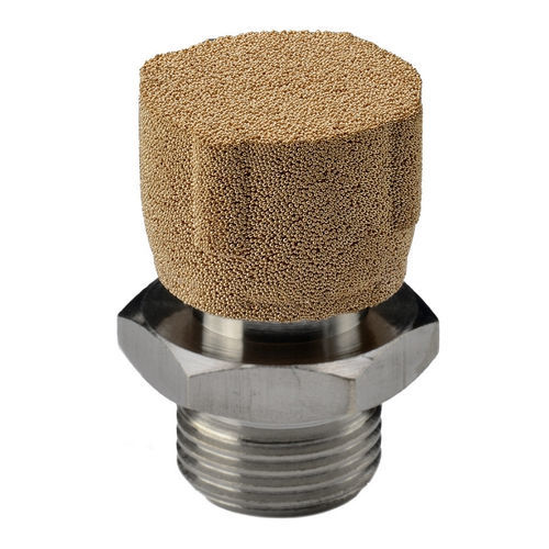 Silencieux de régulation de débit - TSI series - Sinterfiltri srl - de commande / pour électrovanne / en bronze