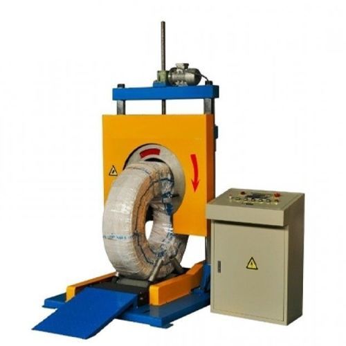 Banderoleuse verticale - YP200F - Qingdao Ausense Packing Equipment Co., Ltd. - totalement automatique / pour bobines