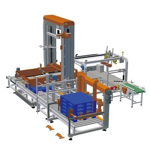 Palettiseur à portique - YPK-LMD20 - Qingdao Ausense Packing Equipment Co., Ltd. - par le bas / pour caisses / de palettes