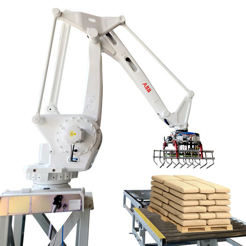 Palettiseur robotisé - Qingdao Ausense Packing Equipment Co., Ltd. - avec empileuse / de sacs / automatique