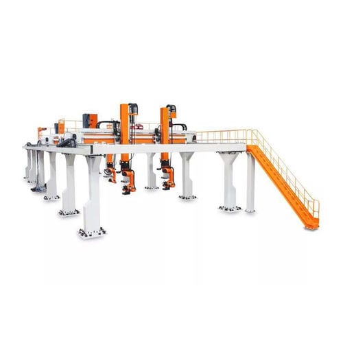 Palettiseur robotisé - Qingdao Ausense Packing Equipment Co., Ltd. - de fûts / pour l'industrie chimique