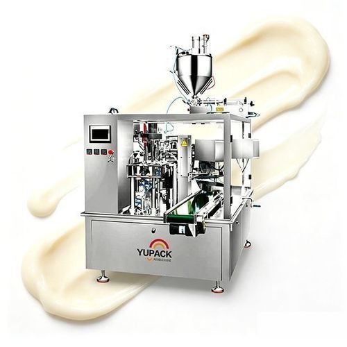 Remplisseuse totalement automatique - Qingdao Ausense Packing Equipment Co., Ltd. - à sachet / pour liquides à haute viscosité / pour sauce