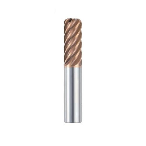 Fraise en bout - F654TX - 7Leaders Corp. - monobloc / à revêtement / pour acier trempé