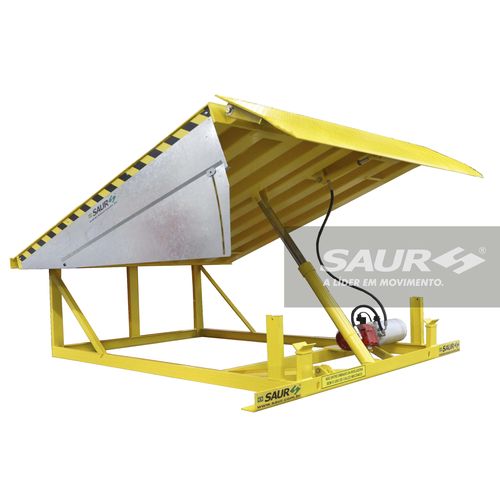 Niveleur de quai hydraulique - Saur - à lèvre articulée