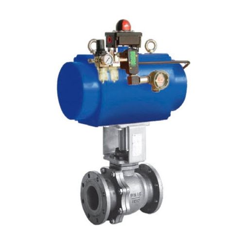 Vanne à boisseau sphérique flottant - F4  - Wuxi Smart Auto-control Engineering Co., Ltd. - à actionneur électrique / de contrôle / pour acide