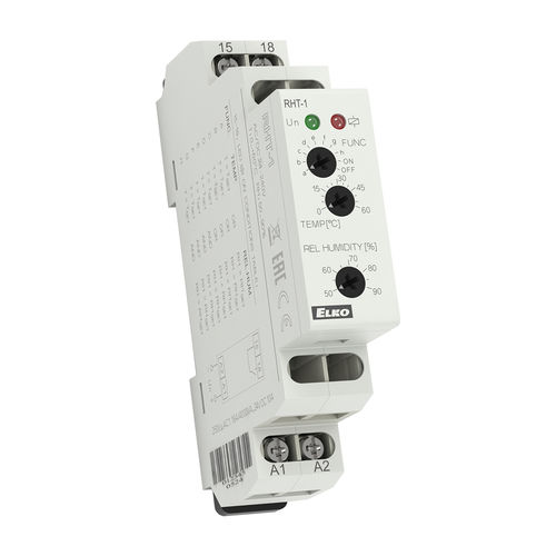Thermo-hygrostat sur rail DIN - RHT-1 - ELKO