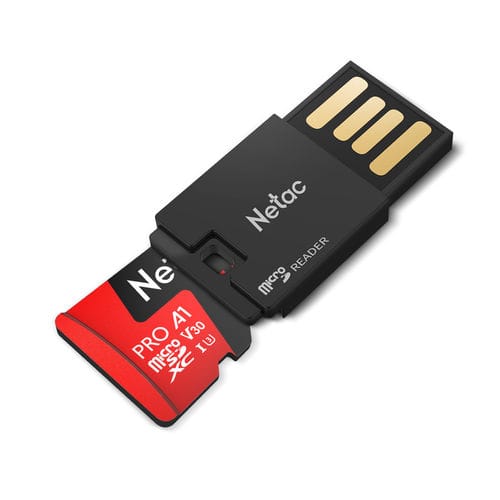 Lecteur de cartes mémoires externe - P302 - Netac Technology Co.,Ltd. - MicroSD / USB