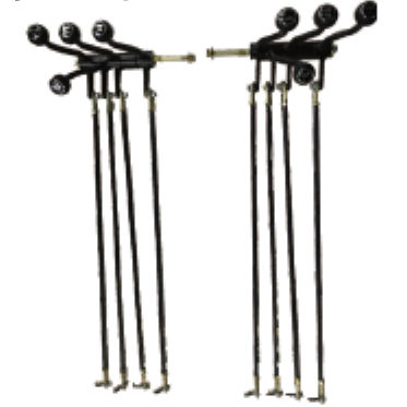 Levier de commande à poignée - LJ156  - Luoyang yellow river flexible shaft controller
