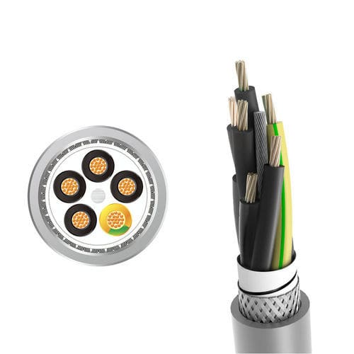 Câble électrique d'alimentation - LONGFLEX® MC 712 CP  - Zhaolong Interconnect - DIN / à retardateur de flamme / multibrin