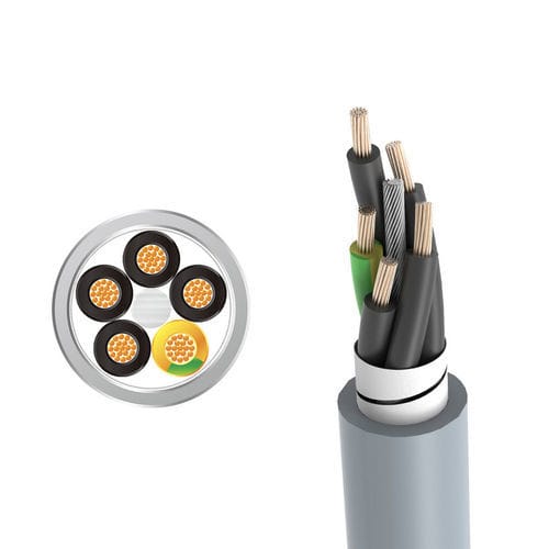 Câble électrique d'alimentation - LONGFLEX® CHAIN FD 430 - Zhaolong Interconnect - DIN / blindé / multibrin