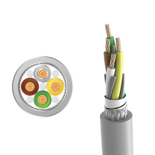 Câble électrique d'alimentation - LONGFLEX® CHAIN 421 CY - Zhaolong Interconnect - DIN / blindé / multibrin